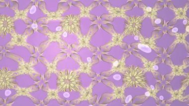 Renkli unsurlarla hareketli arka plan görüntüleri. Çiçekler. Eski model. Bayrak tarzı. Video kaydı. Şablon. Döngü. Kusursuz..