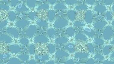 Renkli unsurlarla hareketli arka plan görüntüleri. Çiçekler. Eski model. Bayrak tarzı. Video kaydı. Şablon. Döngü. Kusursuz..