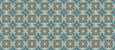 Kusursuz altın desenli bukleler. Doğu tarzı arabesk. Mavi, gri, bej renklerde altın elementlerle kusursuz desen. Raster. Hassas altın desen. Parlak dantel, stilize çiçekler, şal desenli.