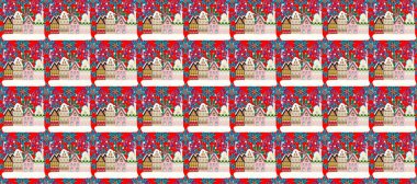 Raster illüstrasyonu. Holidays Raster illüstrasyonu. Noel ve Mutlu Yıllar tebrik kartı.