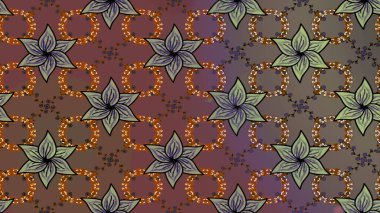 Çiçekli karalama şeklinde Raster çiçek deseni. Nazik, narin çiçek arkaplanı. Hoş renklerde çiçekler.