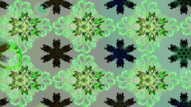 Çiçekli yeşil renkte bir çiçek deseni çiz. Suluboya tarzında yeşil renkte çiçekler.