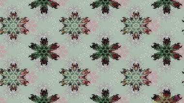 Kış kar taneleri, raster arka plan. Yüzey için tekrarlanan doku, ambalaj kağıdı, gri ve siyah renkte kar tanesi.