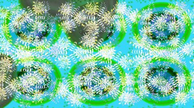 Mavi çiçekli eskiz deseni, suluboya çiçek deseni, sevimli çiçek, duvar kağıdı, kart ya da kumaş için fayanslı. Raster - stok.