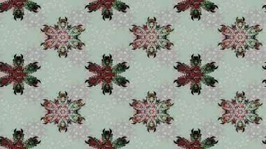 Kar Taneleri Raster illüstrasyonu. Dekorasyon kış kar ikonları. Raster Noel soyut renkli arkaplan ve düşen kar tanesi.