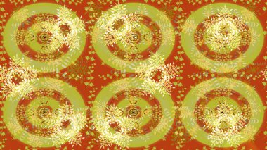 Çiçek sarısı çizim şekli. Raster çiçek izi. Klasik taslak çizimi.