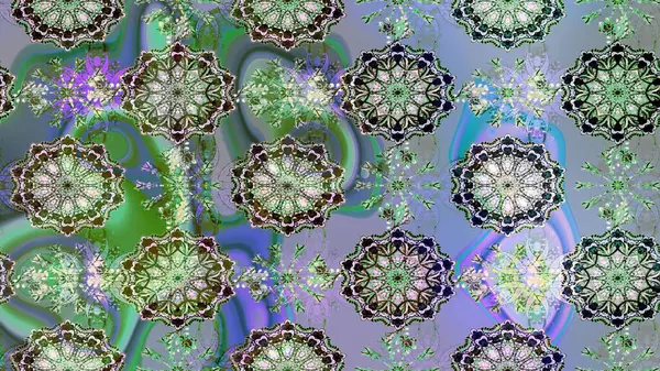 Raster illüstrasyonundaki çiçek desenli çizim. Tarafsız renklerde. Güzel kumaş deseni. Raster illüstrasyonu.