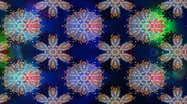 Çiçeklerle kusursuz desen. Suluboya çizimi. El çizimi. Mavi, gri ve siyah renkte çiçekler.