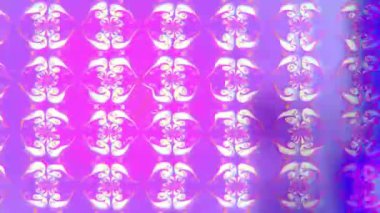 Renkli unsurlarla hareketli arka plan görüntüleri. Çiçekler. Eski model. Bayrak tarzı. Video kaydı. Şablon. Döngü. Kusursuz..