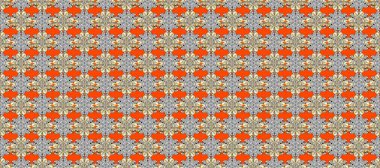 Kusursuz Chichi kumaş deseni. Raster illüstrasyonu. Renkli Bahar Temalı Kusursuz Arkaplan. Çiçek deseni. Düz Çiçek Elementleri Tasarımı.