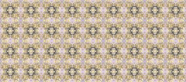 Kusursuz altın desen. Raster oryantal süs. Tarafsız ve bej renklerde altın elementlerle kusursuz desen.