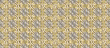 Bej ve gri renklerdeki altın desenli altın elementler. Raster oryantal süs. Barok tarzında kusursuz bir doğulu süsü. Geleneksel klasik altın desen.