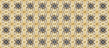 El yapımı dekoratif çerçeve, albüm kapağı, tebrik kartı, klasik Art deco tarzı. Altın karalama fantezi yapraklarından Raster soyut çiçek çelengi ve bej, nötr ve gri renkte çiçek.