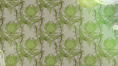 Yeşil, tarafsız ve gri renkli vadi çiçekleri. Çiçeksel çizim kalıbının çizimi.