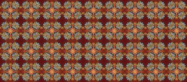 Raster oryantal süs. Barok tarzında kusursuz bir doğulu süsü. Geleneksel klasik altın desen. Altın desenli kahverengi, gri ve kırmızı altın elementlerle.