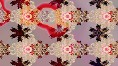 Raster suluboya çiçek deseni, narin çiçekler, bej ve nötr çiçekler, tebrik kartı şablonu. Güzel kumaş deseni.