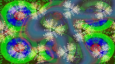 Raster Noel soyut renkli arka plan ve düşen kar tanesi. Dekorasyon kış kar ikonları. Kar Taneleri Raster illüstrasyonu.