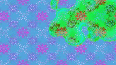 Çiçekli tebrik kartı. Suluboya çiçek buketi. Çiçek arkaplan. Doğum günü kartı ya da düğün davetiyesi. Raster illüstrasyonu. Mavi ve yeşil renklerde.