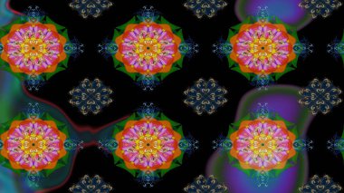 Desen snowflakes.raster Noel soyut renkli arka plan ile düşen kar tanesi. Raster illüstrasyon.