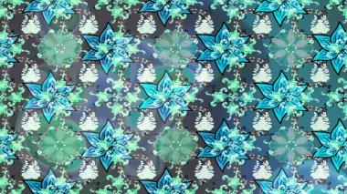 İllüstrasyon kar tanesi. Kışın sembolü. Mavi ve gri renklerde izole suluboya kar taneleri. Güzel dekorasyon.