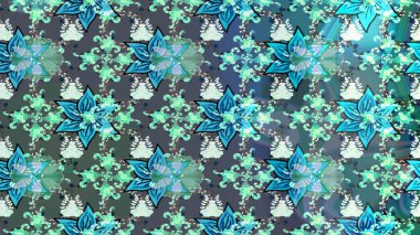 Raster illüstrasyonu. Renkli arka planda izole edilmiş kar tanelerinin düz tasarımı. Kar taneleri deseni. Kar tanesi süsleme deseni. Kar taneleri arkaplanı.