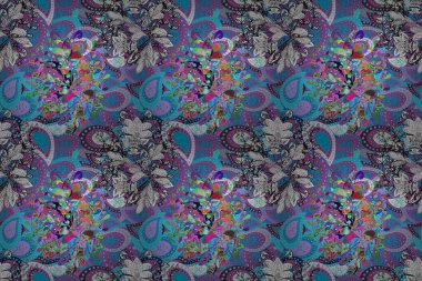 Raster resim. Seamless modeli küçük çiçek. Güzel kumaş deseni. Sevimli çiçek arka plan.