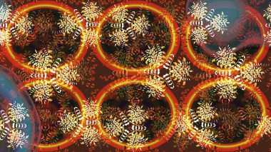 Raster illüstrasyonu. Renkli arka planda güzel kar taneleri. Düz dizayn. Kar Tanesi simgesi, izole.