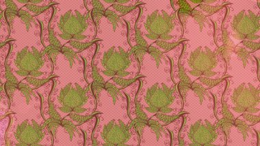 Modern floral background. Amazing sketch floral pattern with bright colorful flowers and leaves on a pink, brown and yellow colors. Folk style. The elegant the template for fashion prints.