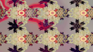 Basit bir kar tanesi. Bej ve gri renkler üzerine bir resim. Kışın sembolü, mutlu noeller, mutlu yeni yıl kutlaması Raster illüstrasyonu. Soyut duvar kağıdı, ambalaj dekorasyonu.