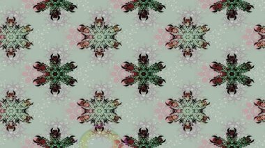 Retro tarzı, kış elementleri. Son moda kar taneleri ve elementler onun kartlarını gösteriyor. Modern soyut tasarım posteri, kapak tasarımı, gri ve siyah renkli kart tasarımı. Kar taneleri tasarımı.