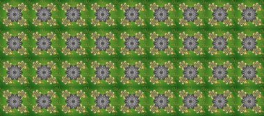 Sembol bayramı, yeni yıl kutlamaları, altın desenler. Noel altın kar tanesi kusursuz desen. Kış kar dokusu duvar kağıdı. Gri ve yeşil renklerde altın kar taneleri.