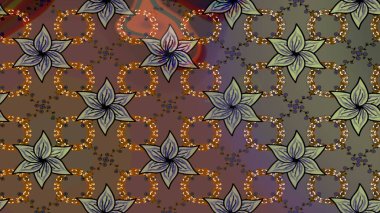 Motley illüstrasyonu. Çiçekli yaz çiçekleri. Küçük çiçekte güzel bir desen. Küçük renkli çiçekler. Moda baskıları için zarif bir şablon. Çizim.