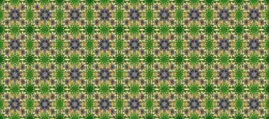 Geleneksel altın sarısı desenli yeşil ve gri renkli ve altın elementli. Barok tarzında kusursuz bir doğulu süsü..