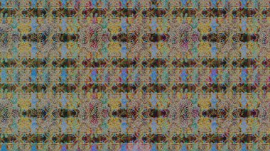 Chichi 'nin kumaş kalıbını çiz. Düz Çiçek Elementleri Tasarımı. Renkli Bahar Teması eskiz kalıbı. Çiçek deseni. Raster illüstrasyonu.