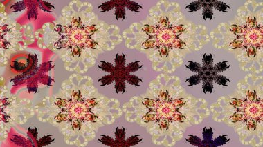 Küçük çiçekte güzel bir desen. Moda baskıları için zarif bir şablon. Robot resim. Çiçekli yaz çiçekleri. Küçük renkli çiçekler. Motley illüstrasyonu.