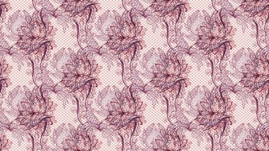 Çiçekli yaz çiçekleri. Küçük çiçekte güzel bir desen. Küçük renkli çiçekler. Moda baskıları için zarif bir şablon. Motley illüstrasyonu. Çizim.