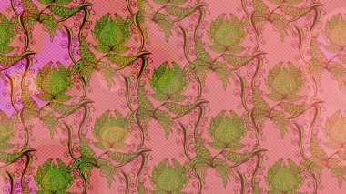 Raster Güzel kumaş deseni. Raster suluboya çiçek deseni, narin çiçekler, pembe, kahverengi ve sarı çiçekler, tebrik kartı şablonu.