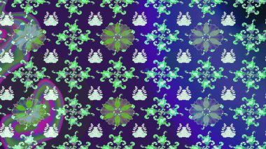 Dekorasyon kış kar ikonları. Kar Taneleri Raster illüstrasyonu. Raster Noel soyut renkli arkaplan ve düşen kar tanesi.