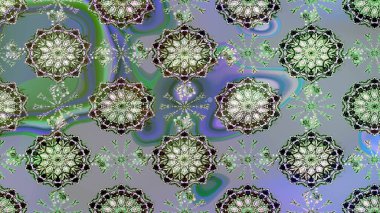 Çiçek desenli eskiz, yaz çiçekleri. Yeşil, gri ve nötr renklerde çiçekler. Renkli Bahar Teması eskiz kalıbı. Düz Çiçek Elementleri Tasarımı.