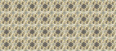 Süslü dekorasyon. Lüks, kraliyet ve Viktorya dönemi konsepti. Altın desenli gri, bej ve nötr renklerde altın elementler. Raster klasik barok çiçeksiz altın desenli..