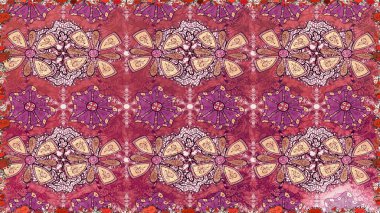 Motley illüstrasyonu. Küçük renkli çiçekler. Kusursuz. Çiçekli bahar çiçekleri. Küçük çiçekte güzel bir desen. Moda baskıları için zarif bir şablon.