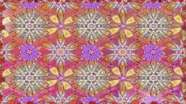 Tarafsız renklerde çiçekler. Raster dikişsiz şirin çiçek deseni. Tatil havası. Bahar mevsimi. Nazik romantik baskı.