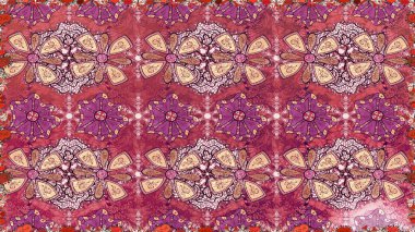 Motley illüstrasyonu. Küçük renkli çiçekler. Kusursuz. Çiçekli bahar çiçekleri. Küçük çiçekte güzel bir desen. Moda baskıları için zarif bir şablon.