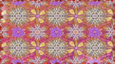 Tarafsız renklerde çiçekler. Raster dikişsiz şirin çiçek deseni. Tatil havası. Bahar mevsimi. Nazik romantik baskı.