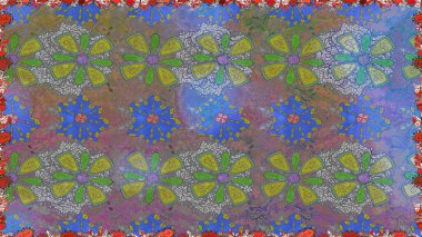 Çiçekler, yapraklar, dekoratif elementler, sıçramalar, lekeler, el çizimleri çizimleri ve Doodle çizimleri, grafik raster çizimleri.