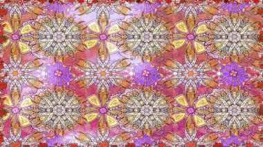 Raster düz çiçekleri pürüzsüz desen. Tarafsız renklerde çiçekler. Tasarım hediye paketi, tebrik kartları, posterler ve afiş tasarımı.