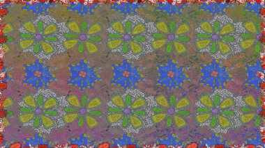 Küçük gri çiçeklerle oldukça eski bir besin torbası deseni. Tekstil, kumaş, kapaklar, duvar kağıtları, baskı, naylon, yapıştırma, örgü, dekupaj için çiçeksiz arkaplan.