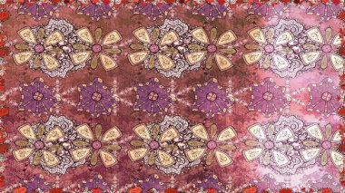 Üretim, duvar kağıdı, baskı, hediye paketi ve scrapbooking Tekstil veya kitap için çiçek sorunsuz arka plan kapsar. Raster resim. Küçük ölçekli çiçek basit şirin desen.