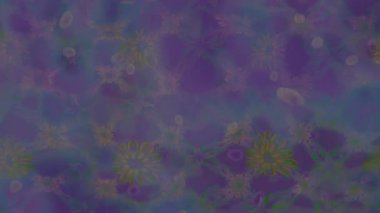 Renkli unsurlarla hareketli arka plan görüntüleri. Çiçekler. Eski model. Bayrak tarzı. Video kaydı. Şablon. Döngü. Kusursuz..