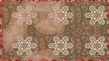 Soyut zarafet, çiçekli arkaplan deseni. Raster Güzel kumaş deseni.